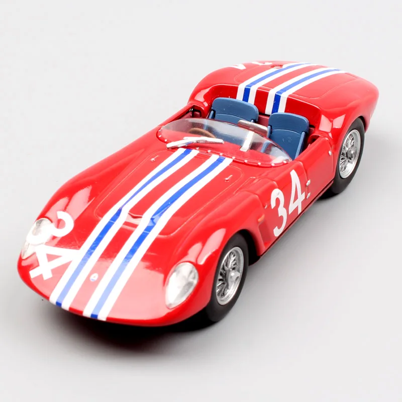 1/43 Весы TIPO 61 клетка Дрого Реймс 1963 № 34 casner Racer двигателя автомобили литья металла моделей Игрушечные лошадки для коллекционные