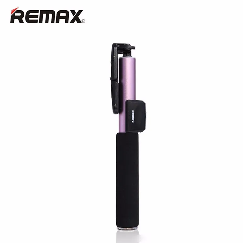 REMAX оригинальный P4 selfie Stick с поддержкой Bluetooth для мобильных телефонов держатель Титан металлический корпус расширяемый selfie палка для android/ip