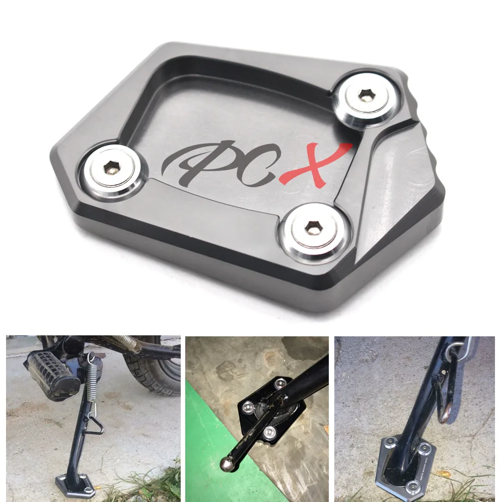 

Kickstand Foot Side Stand Extension Pad Support Plate For HONDA CB250F 2014. CB500 F/X 13-16. CBR650 F 15-16. FORZA 300 13-16
