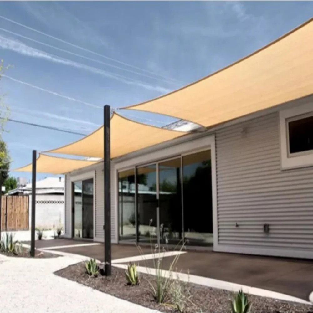 Outdoor Sun Shelter Net Garden Use 6 Needle Thickened Covered Sun Protection Net Car Roof Shade Cover Awning Outdoor Picnic Tent