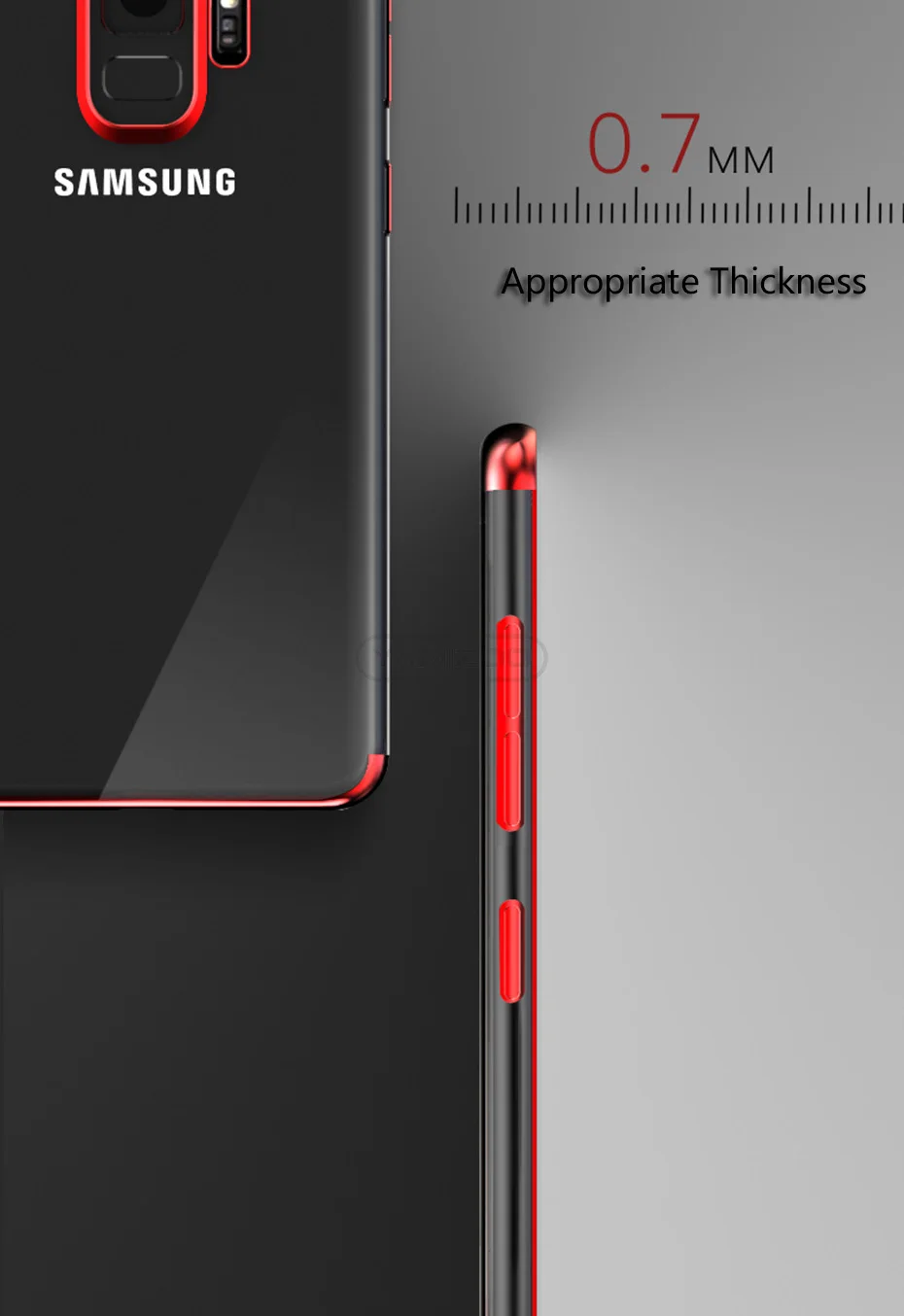 Soft Case For Samsung s8 s9 Silicone Case s7 Edge On YAMIZOO Note 8 9 Transparent Phone Case For Samsung Galaxy s8 s9 Plus Cover (5)