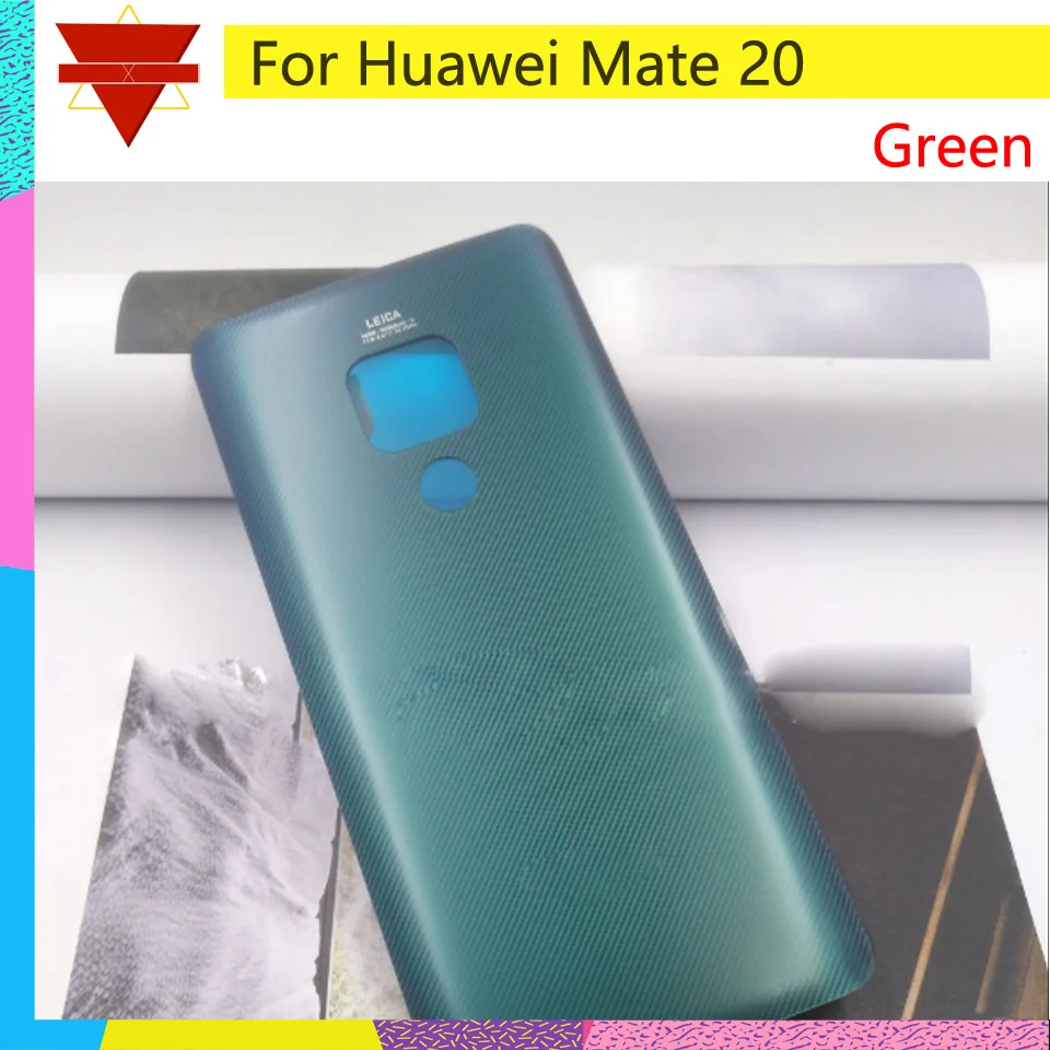 6,5" Чехол На заднюю крышку для huawei mate 20 HMA-L09 HMA-L29 запасная задняя крышка батарейного отсека с клейкой наклейкой