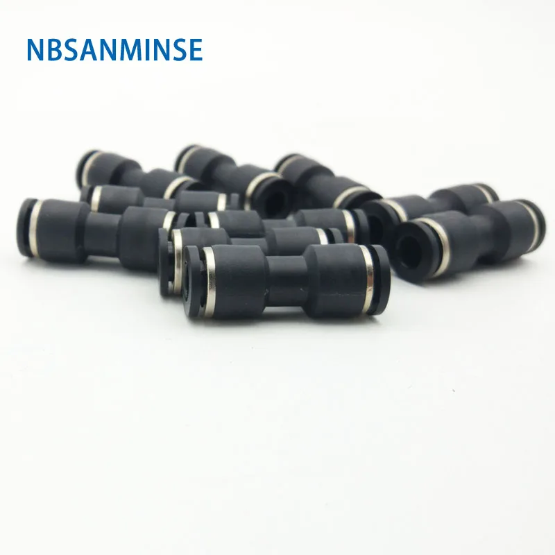 

10Pcs/lot PU - C Compact One Touch Fitting Mini Fittings Pneumatic Fitting Air Plastic Fitting Tube Union Straight Sanmin