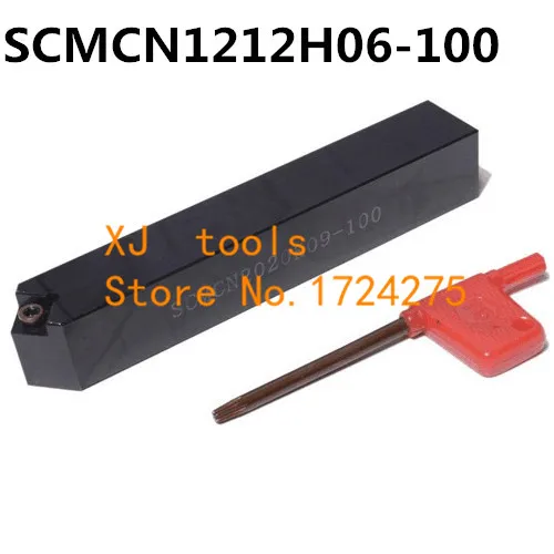 

SCMCN1212H06-100 Toolholder 12*12*100MM CNC turning tool holder, 40degrees External turning tools, Lathe cutting tools