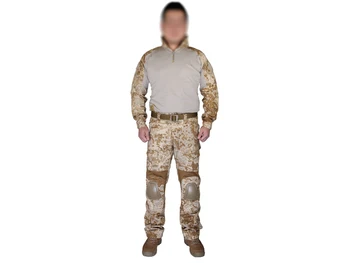

us army military uniform for men Emes GEN3 G3 Combat Uniform Suits Tactical Shirt & Pants & Knee Pads Military Uniform GZ/BL/SS