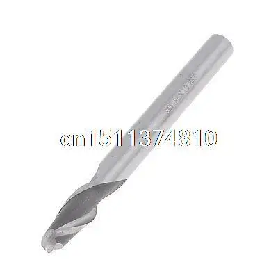 

HSS Helical Groove 2 Flute 12mm Dia Tip 120mm Length Cutting Ball Nose End Mill