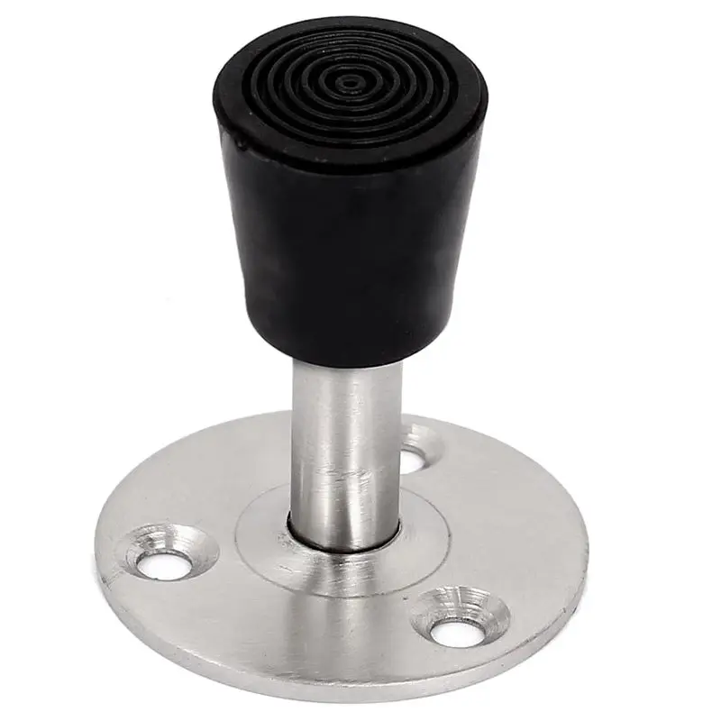 45mm x 50mm Wall Mount Stainless Steel Door Stop Stopper Doorstopin