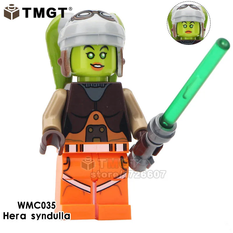 

Single Sale Hera Syndulla Sergeant Snoke Pong Krell Jedi Master Building Blocks Toys for Kids