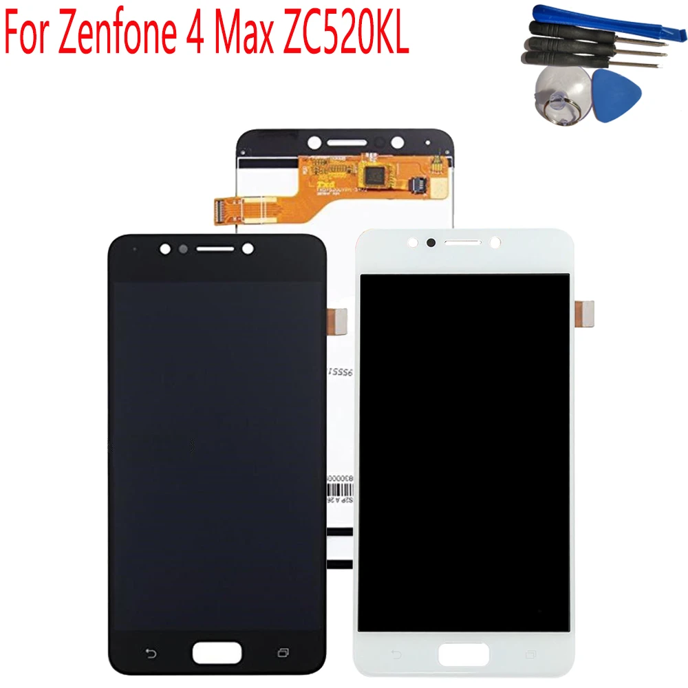 

New 5.2" For Asus Zenfone 4 Max ZC520KL X00ED X00EDA Full LCD Display Touch Screen Digitizer Assembly Replacement With TOOLS