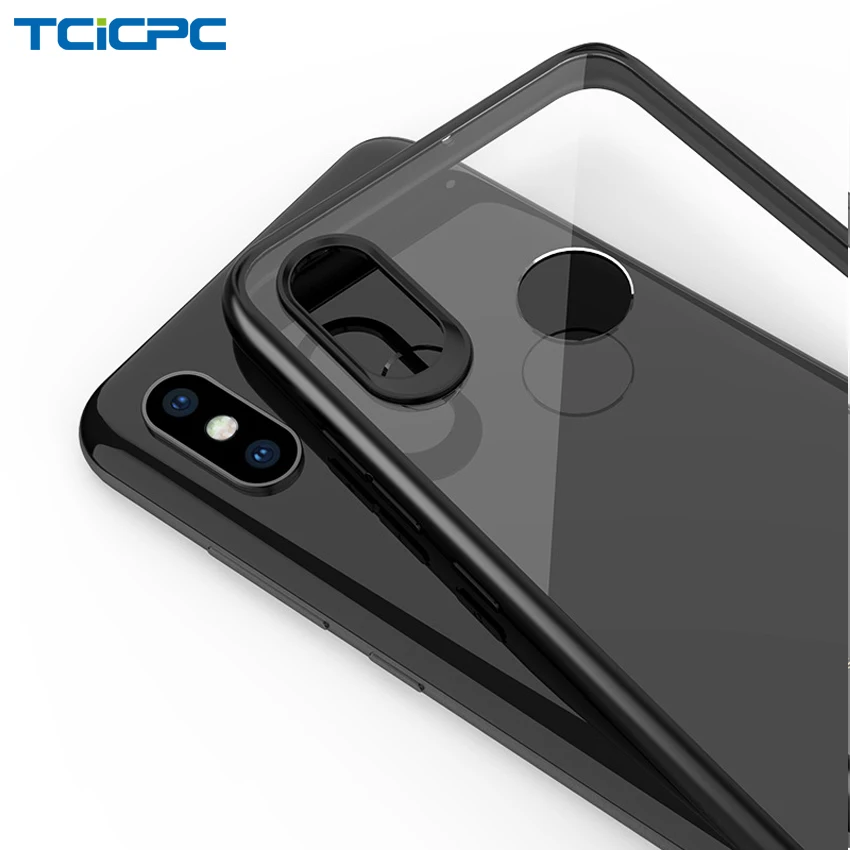 Tcicpc чехол для телефона Xiaomi mi 8 Роскошный тонкий Solf силиконовая рамка + прозрачная