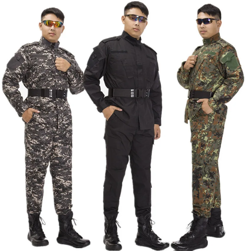 

2PCs Multicam 3D Print Special Air Forces Military Uniform Men Tactical Combat Jacket+trousers ACU CS Game Army Suit