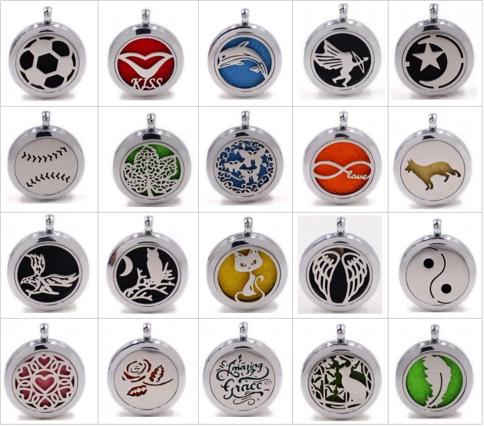 

More options Tree of life silver 30mm Perfume Aromatherapy essential oil Diffuser Locket pendant with 1 Pad randomly as gift