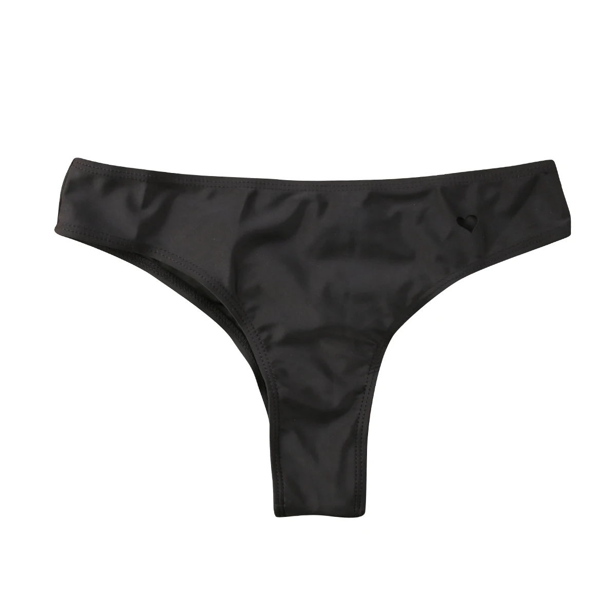Женский дерзкий Т-образный вырез на дно бикини купальник стринги CL Сексуальная Дамская пляжная одежда купальники - Цвет: Черный