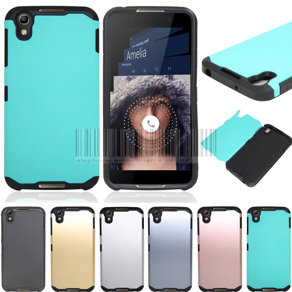Phone Case For Blackberry DTEK50/NEON 5.2 Dual Layer PC+TPU Slim Armor Hybrid Hard Anti-shock Cover With/Without Films+Stylus |