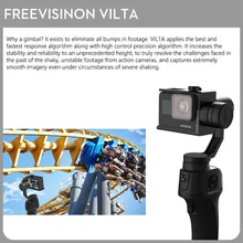 Freevisinon vilta ручной 3-осное Портативный стабилизатор для смартфонов iPhone 7 Plus 6 S7 вертикальный Съёмка Бесплатная доставка