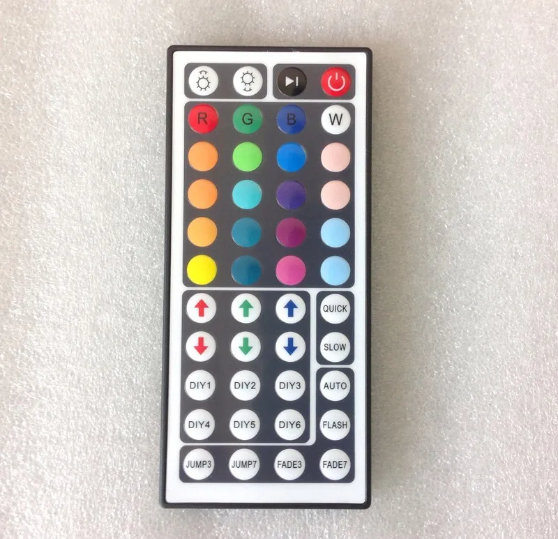 44 ключей светодиодных ИК RGB мини-контролер для RGB SMD 3528 5050 Светодиодные ленты Светодиодные фонари контроллер ИК-пульт дистанционного диммер