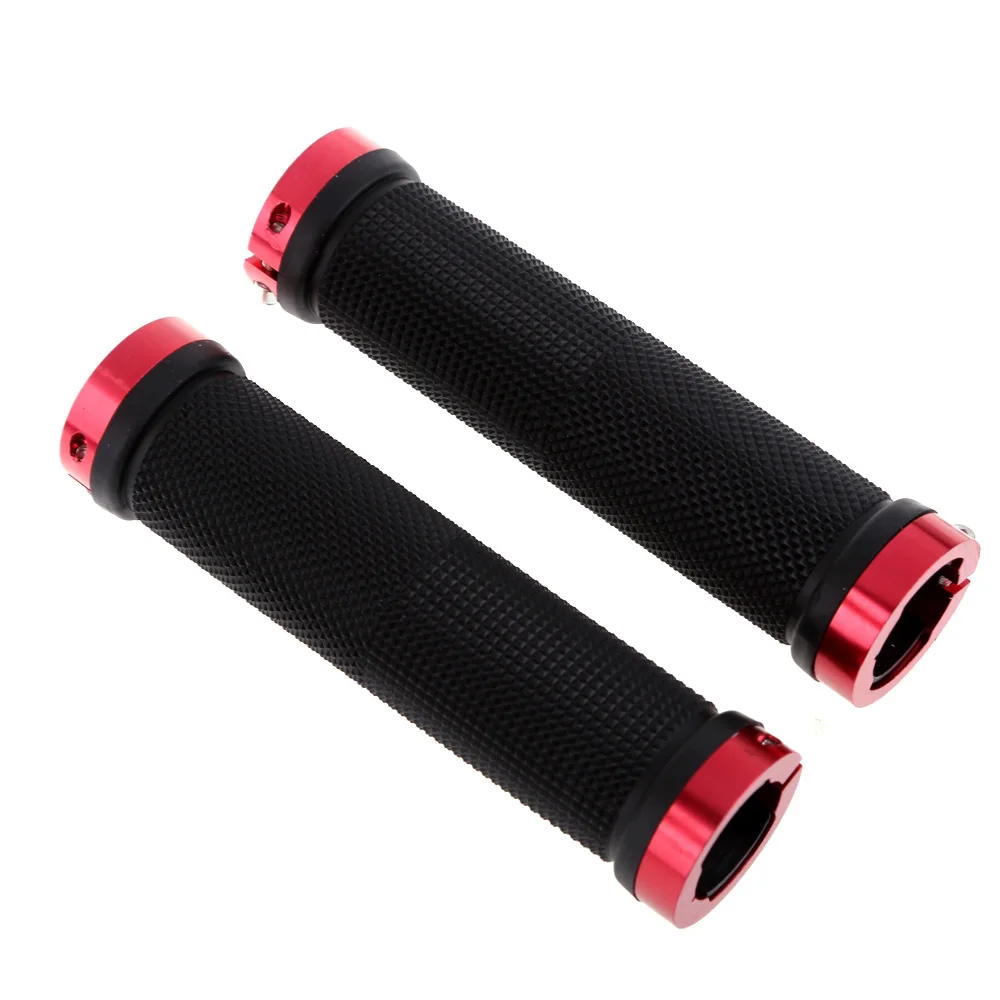 

Bicycle Handlebar Cover Grips for Ergonomic Mountain BMX MTB Bike Cycling Handlebars Rubber Aluminium Cover Grips Bicycle Parts