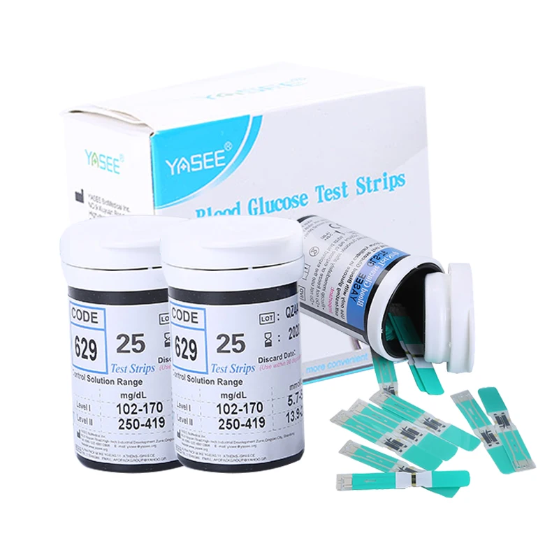 Blood Suiker Blood Glucose Meter Test Strip Needles 100 Home