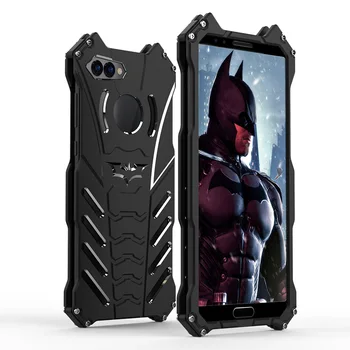 

R-JUST BATMAN Luxury Doom Heavy Duty Armor Metal Aluminum Case For Huawei Nova 2s Nova2s Bags