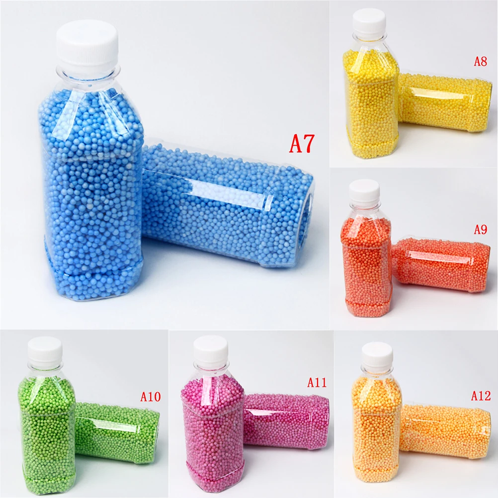 300 мл/бутылка DIY пузырьковая игрушка частицы аксессуары слайм шары маленькие крошечные Штурмовое снаряжение для наполнителя для DIY