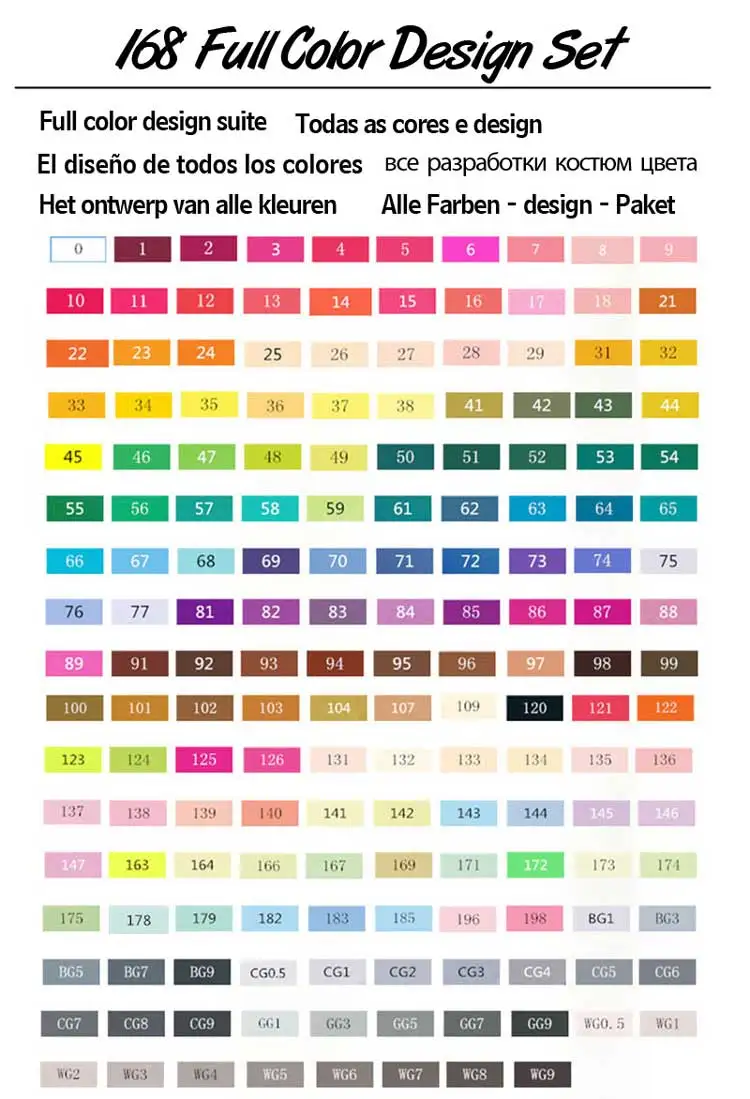 168colors you Can Yourself Choose Color Number Alcohol Based Markers permanent markers pen marker permanent marker pen permanent marker color marker pens markers pen marker pens marker pen art marker pens manga markers micro pens art markers sketching markers Dual Head Art Sketch Marker for Drawing Manga Pen TOUCHfive