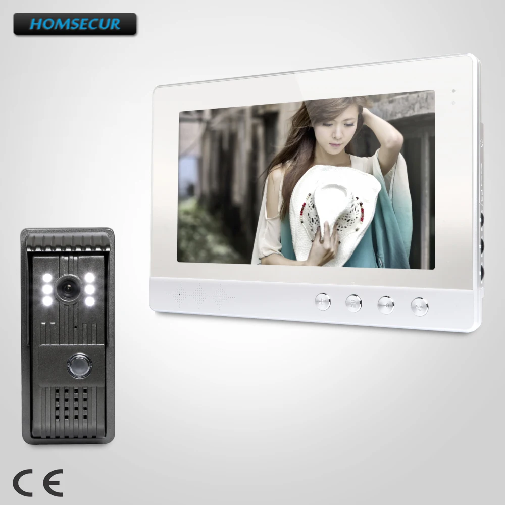 

HOMSECUR 10.1" Wired Video Door Phone Intercom System with Intra-monitor Audio Intercom: XC003+XM101-S