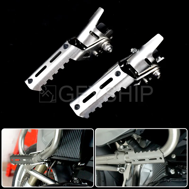 

Motorcycle Foot Peg Highway Moto Foot Pegs Rests Accessories For BMW R1200GS R1200 R 1200 GS LC 2013-2017 Triumph Tiger Explorer