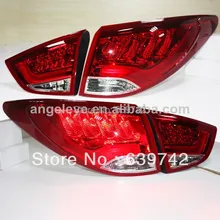 2010-2013 год для hyundai Tucson IX35 светодиодные полосы заднего света YZ стиль