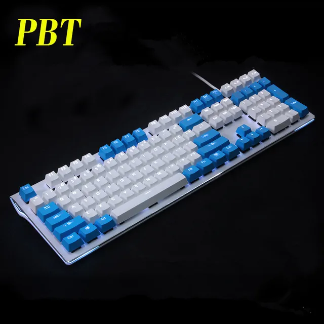 104/108 ANSI layout ABS/PBT Double shot Backlit  Keycap For OEM Cherry MX Switches Mechanical Gaming Keyboard