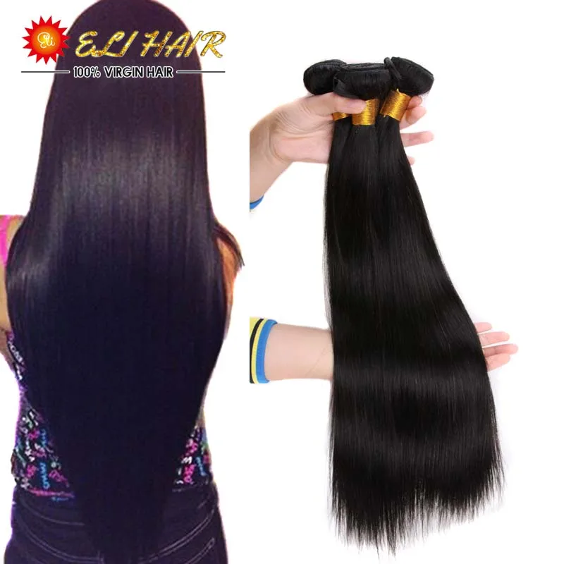 

8A Malaysian Virgin Hair Straight 3 Bundles Malaysian Straight Virgin Hair Unprocessed Malaysian Hair Cheap Human Hair Weave