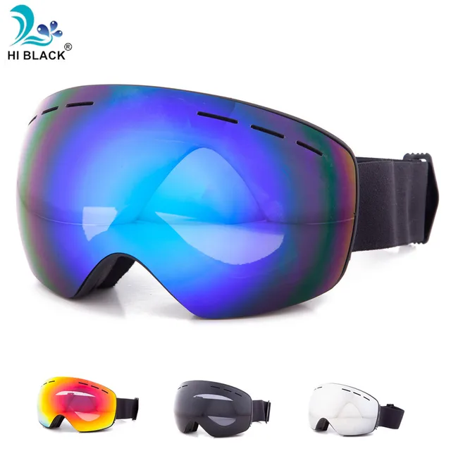 US $17.29 2018 New Professional Ski Goggles Snowboard Men Women Double Layers Anti-fog Skiing Glasses Snow Ma