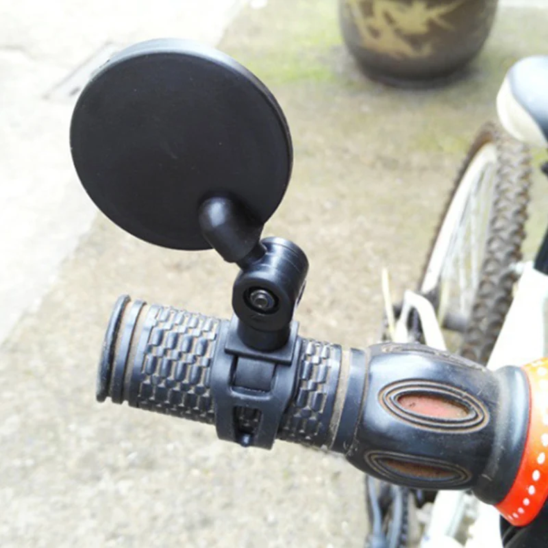 1Pc Universal Bicycle Rearview Handlebar Mirrors Cycling Rear View MirrorA7CA