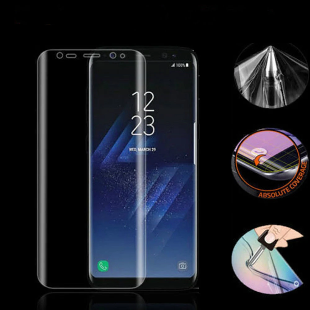 3D с округленными изогнутыми краями Экран протектор для samsung Galaxy S9 Note 8 S8 плюс S7 A3 A5