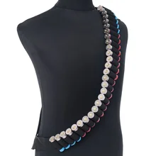 140*5 см 50 Пистолетная гильза ремень для патронташа 12 GA 20GA тактические охотничьи боеприпасы Перевозчик страйкбол Регулируемый патронный Органайзер ремень