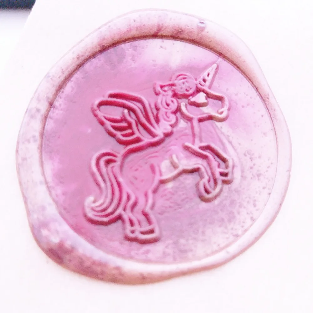 

Unicorn Horse Stamp box creative wax seal stamp single wax stamp set/diy wax seal greeting gift