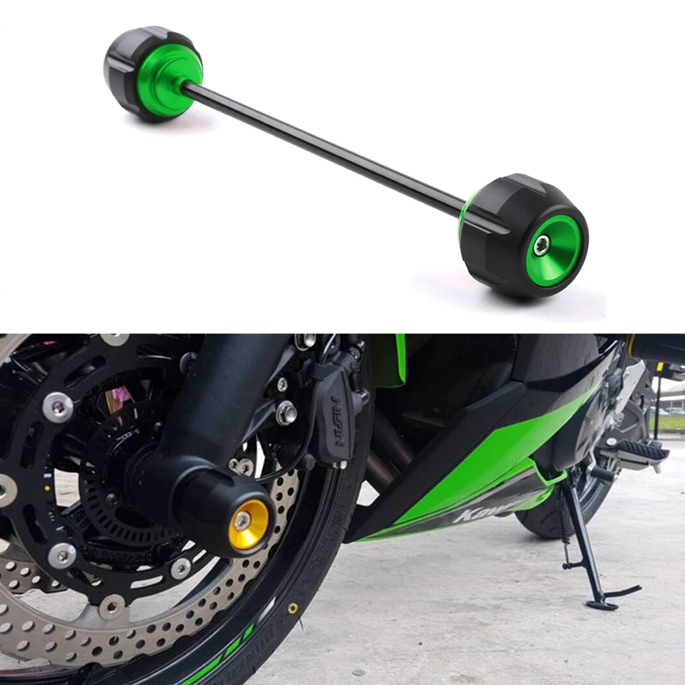 For Kawasaki Z650 Z 650 2016 2017 Motorcycle CNC Aluminum Front Axle