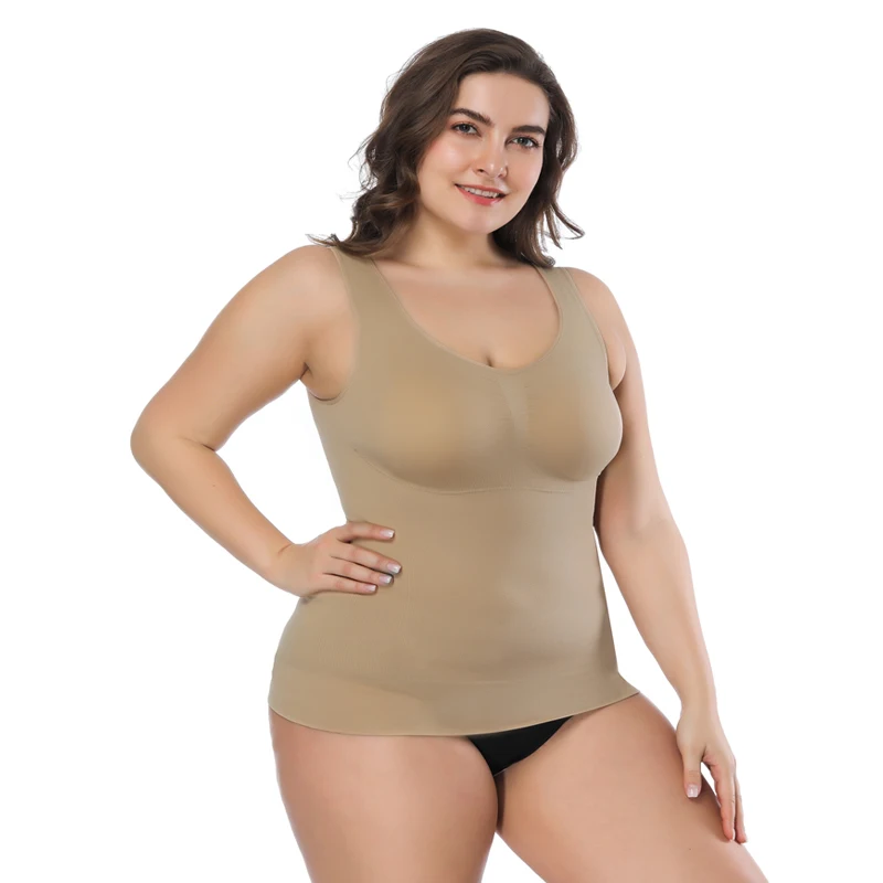  Women Slim Up Lift Plus Size Bra Slimming Underwear Body Shapers Corset Women Removable Seamless Ta