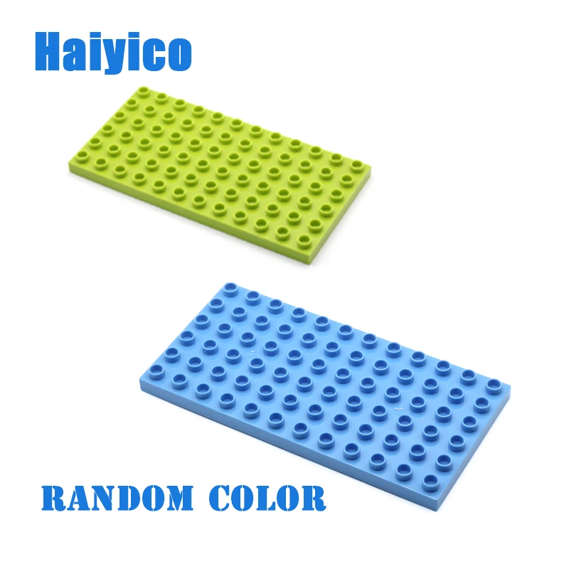 Haiyico Duplo классические базовые пластины пластиковые Кирпичи DIY поддоны модель