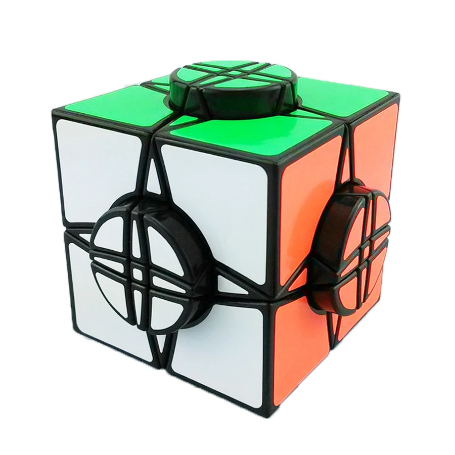 

Wheel Time Plastic Magic Cube Speed Stickers White Black Challenge Cubo Anti Stress Creative Special Education Toy Kids 50D0570