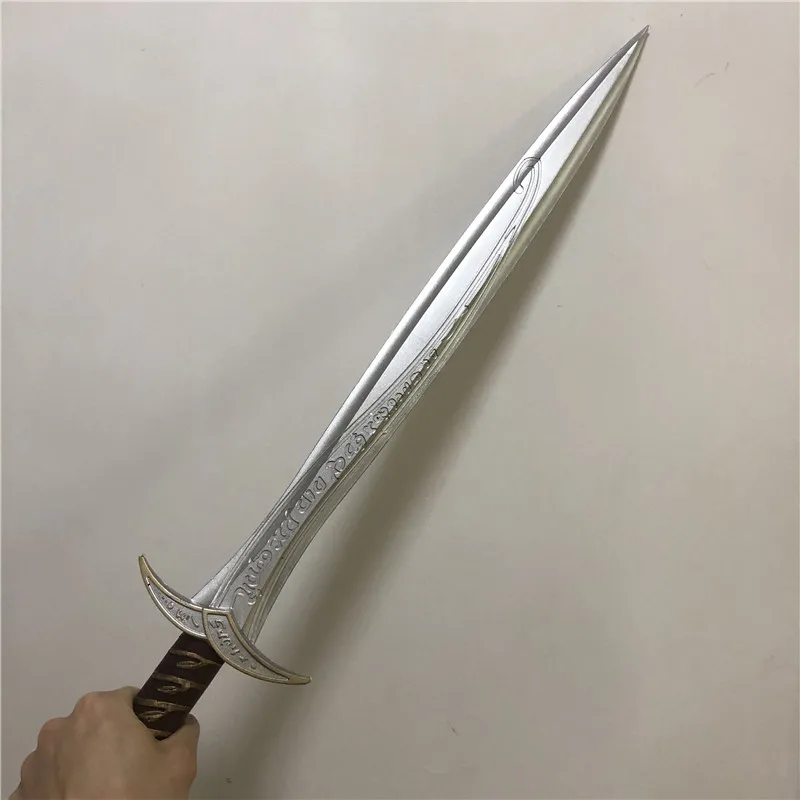 1:1 Movie Cosplay Sword 72cm Gold Sting The Hobbit Frodo Baggins Sword Kids Gift Safety PU Material