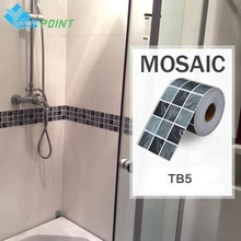 Классическая мозаичная наклейка s виниловая Водонепроницаемая линия талии самоклеющиеся обои для кухни ванной плитки ПВХ наклейки на стену границы