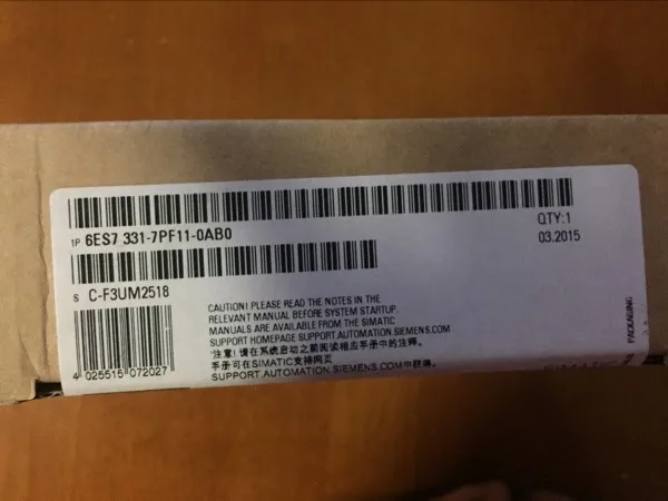 100% Совершенно новый оригинальный Φ SM331 6ES7331 6ES7 331 7PF11 0AB0|Детали и аксессуары для