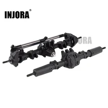 INJORA RC Car Front Rear Straight Complete Axle for 1 10 RC Crawler Axial SCX10 II