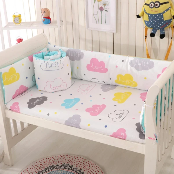 4 piece cot bedding set