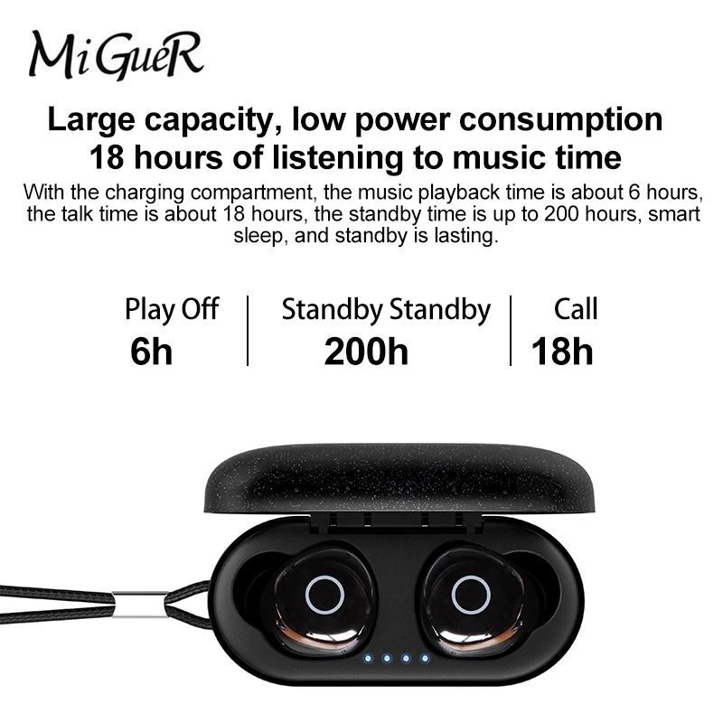 OVEVO Q65 TWS Bluetooth 5 0 наушники IPX7 водонепроницаемые Dual Wrieless 3D стерео гарнитура