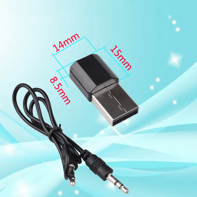 

Car Bluetooth 3.5 Aux 10Mbps 0.3w Wireless Car bluetooth receiver 20m Transmission Free shipping Car bluetooth mp3 Usb 2.0