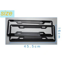 Два шт высокая отражательная универсальная сделанная на заказ Передняя и задняя углеродное волокно китайский размер номерной знак рамка бирка Обложка держатель