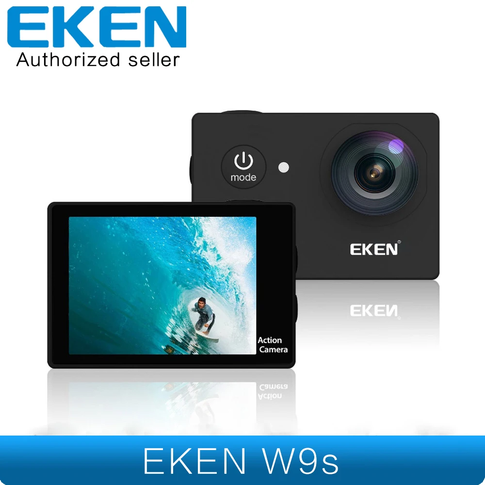 Оригинальный eken W9s Wi Fi Водонепроницаемый спортивные Камера с 1080 P 30fps видео 140
