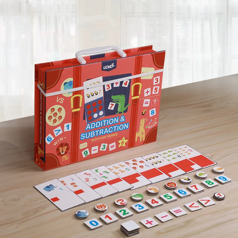  Magnetic Montessori Math Toy Arithmetic Addition Subtraction Mathematics Puzzle Game Educational To - 32980345017