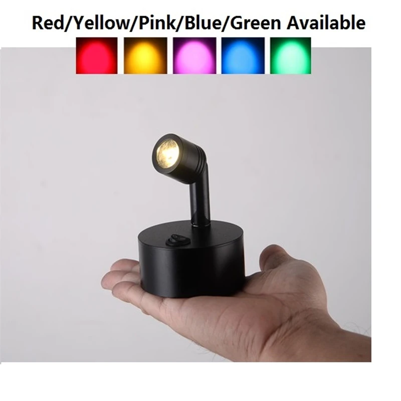 1W AAA battery led spot lamp ,wireless display spot light